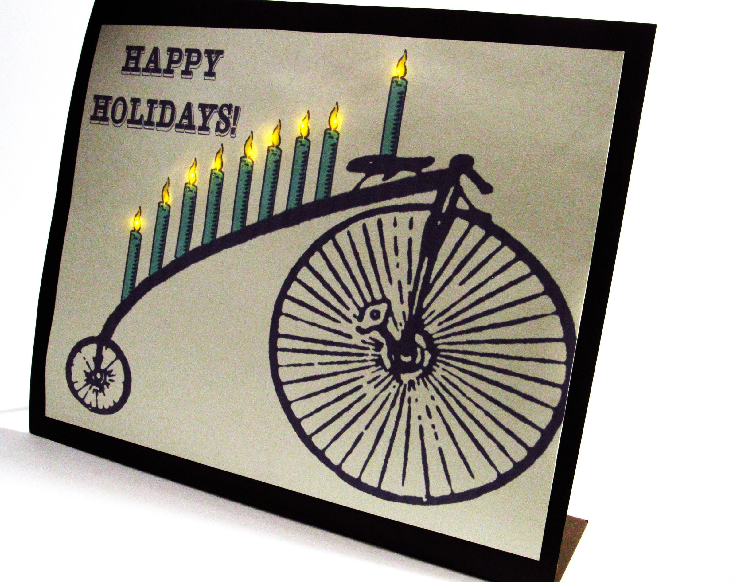 Quick Paper Light-Up Menorah