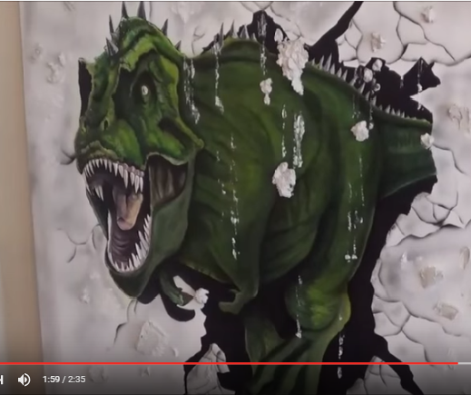 3D Wall Mural-Time Lapse