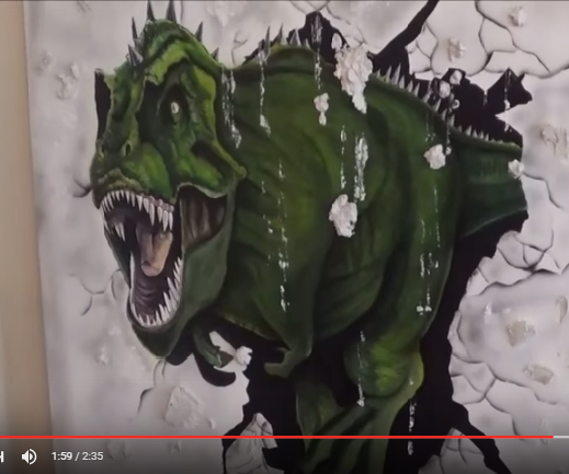 3D Wall Mural-Time Lapse