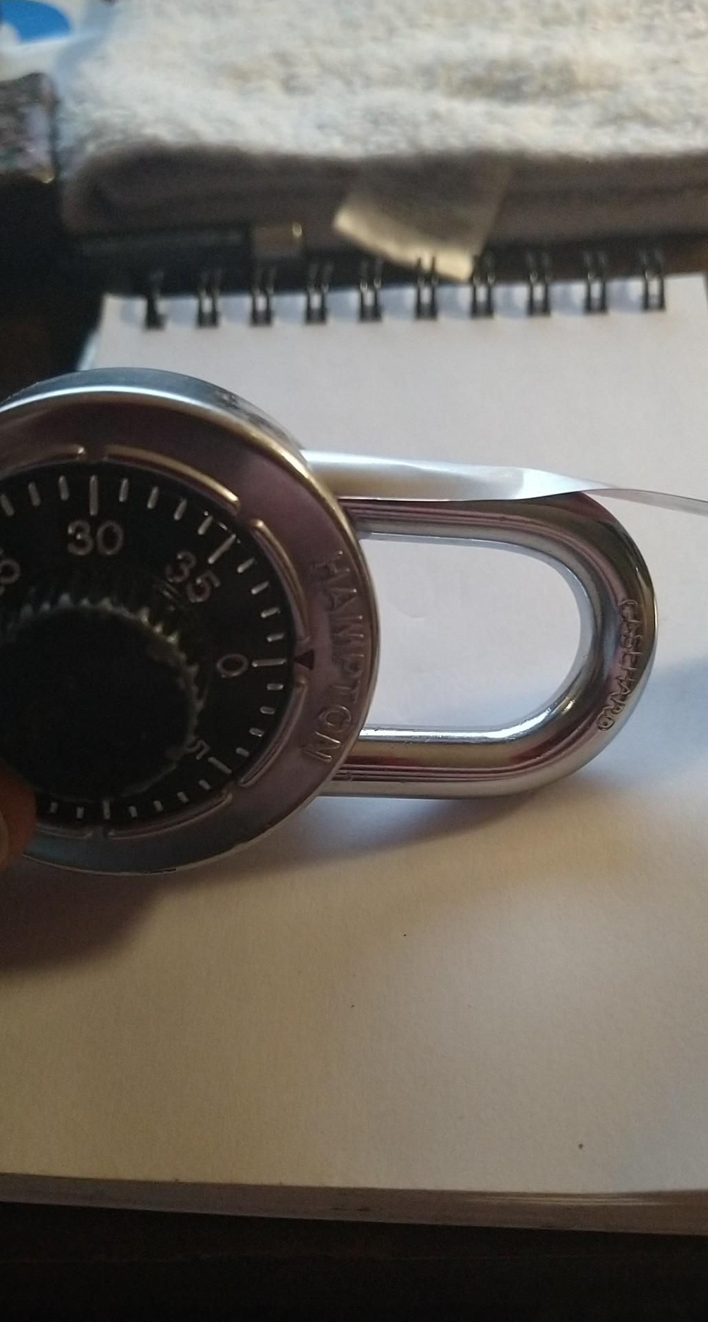 Picking and Solving Combination Lock ( Lost Combination ) 8 Steps