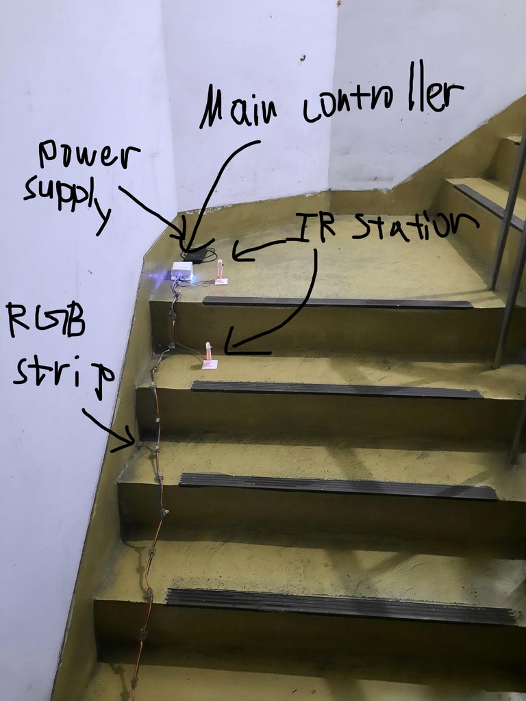 Cool Automatic Stair Light (Arduino) : 8 Steps - Instructables
