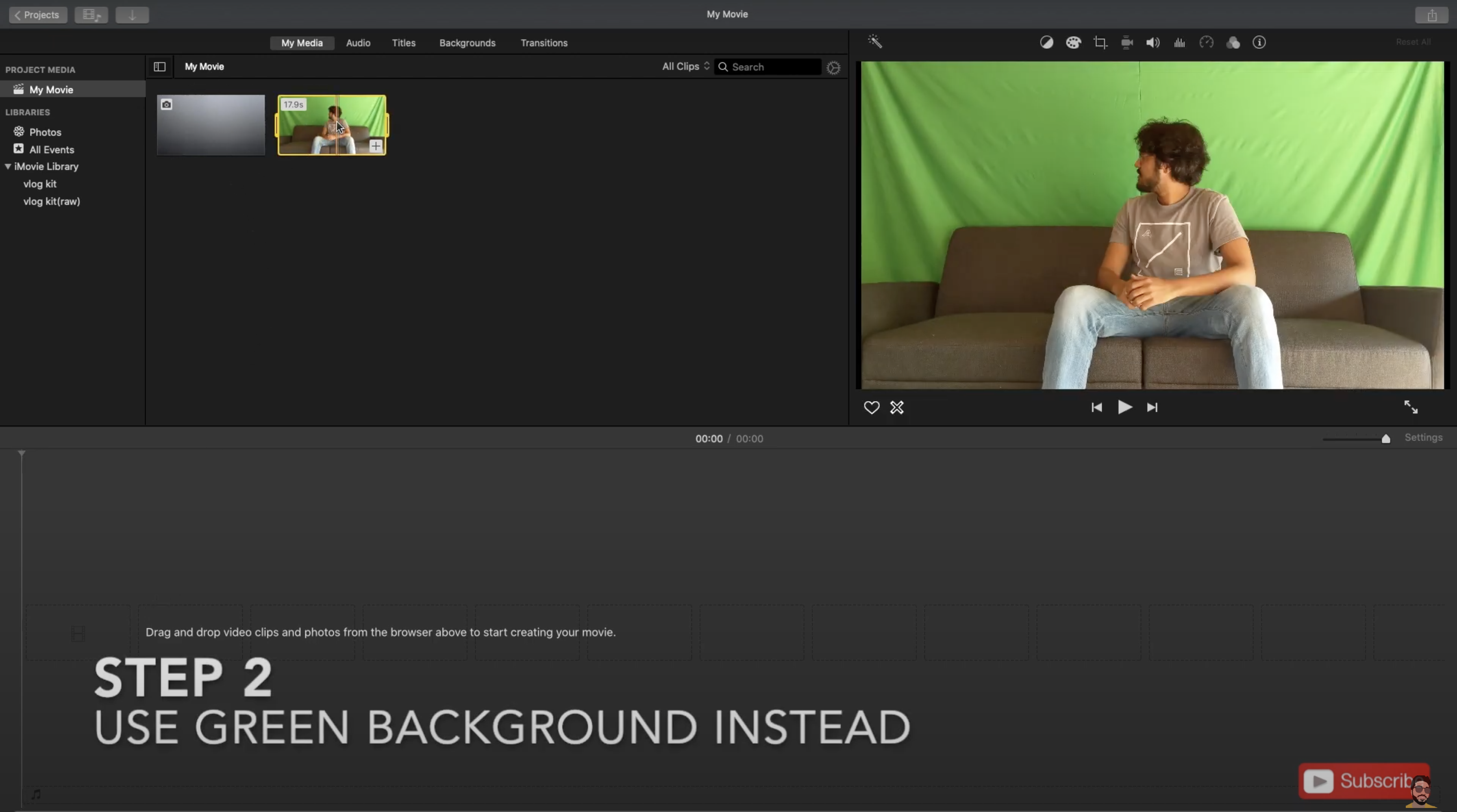 Green Screen Fix for IMovie 6 Steps Instructables