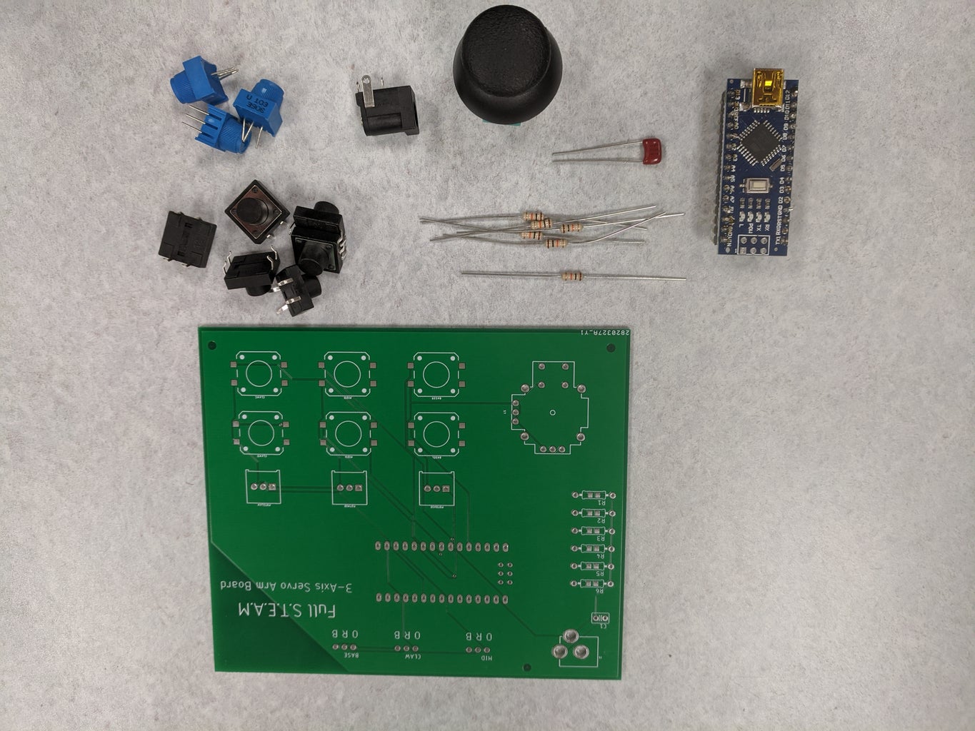 Simple Robot Arm With Lesson Plan for Circuits and Programming : 10 ... Circuit Diagram