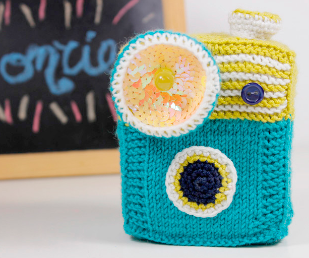 Amigurumi Photo Camera With Flash by Oh!villo