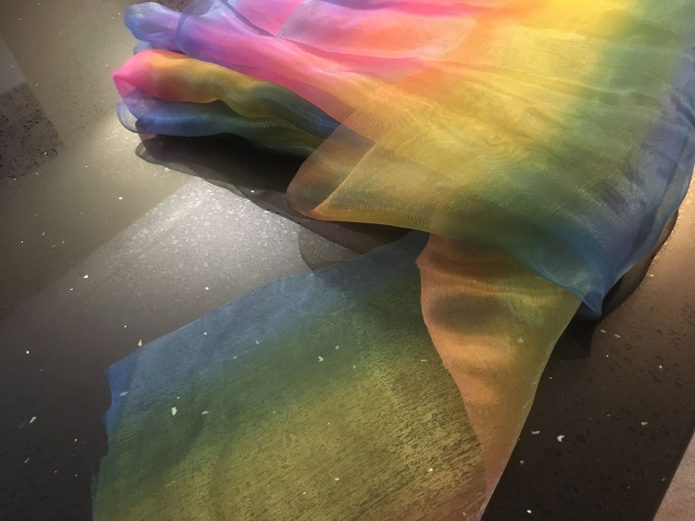TickiT Large Rainbow Organza Set Of 7 Fabrics | Sensory Play - Tinker - View #3