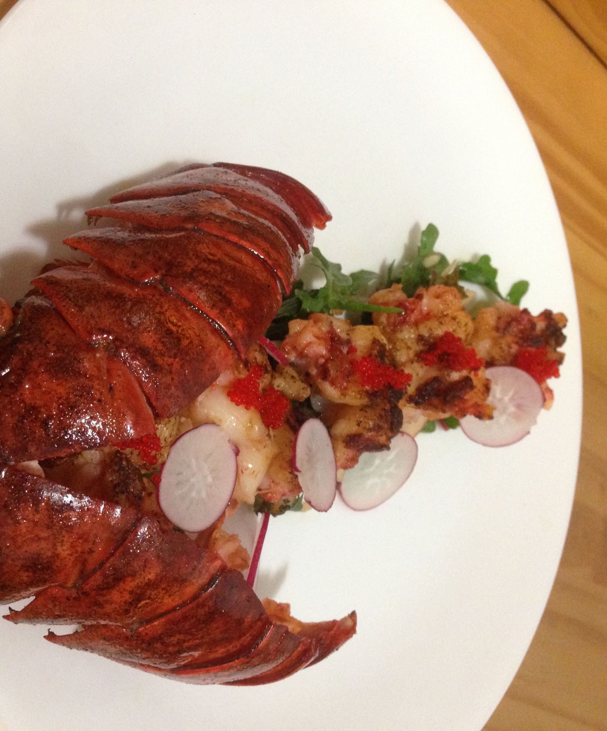 Spicy Lobster Medallions