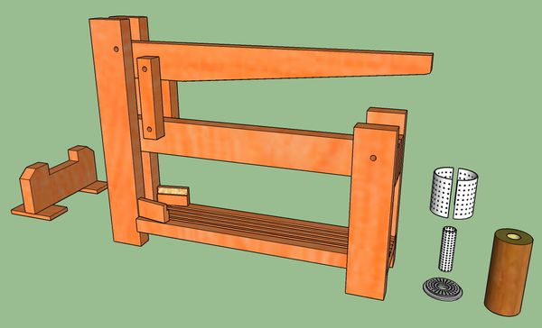 Biomass Briquette Lever Press