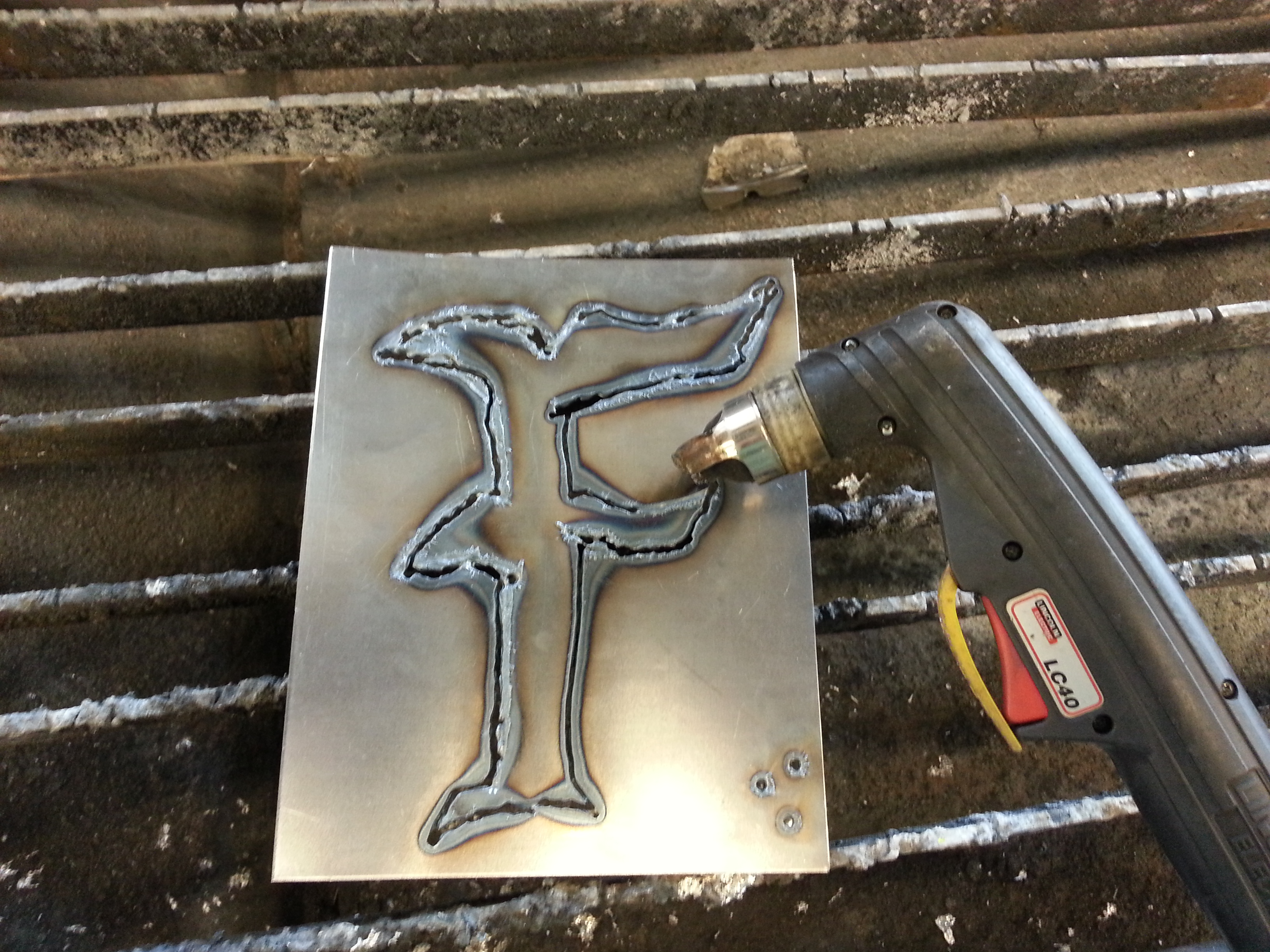How to Plasma Cut Calligraphy Letters 8 Steps Instructables