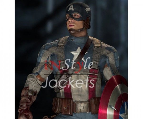 THE FIRST AVENGER CAPTAIN AMERICA LEATHER JACKET