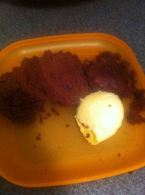 Hot Chocolate Cake in a Mug