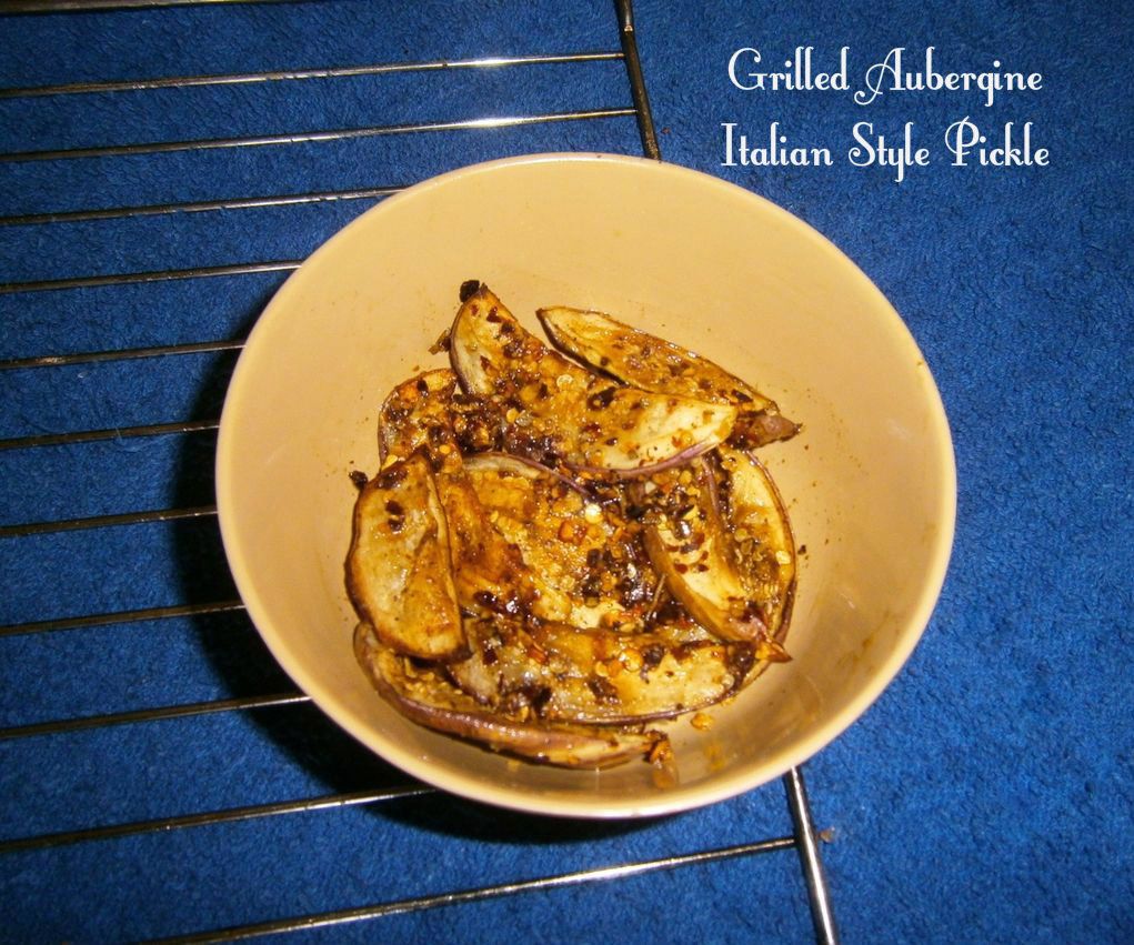 Grilled Aubergine Italian Style Pickle