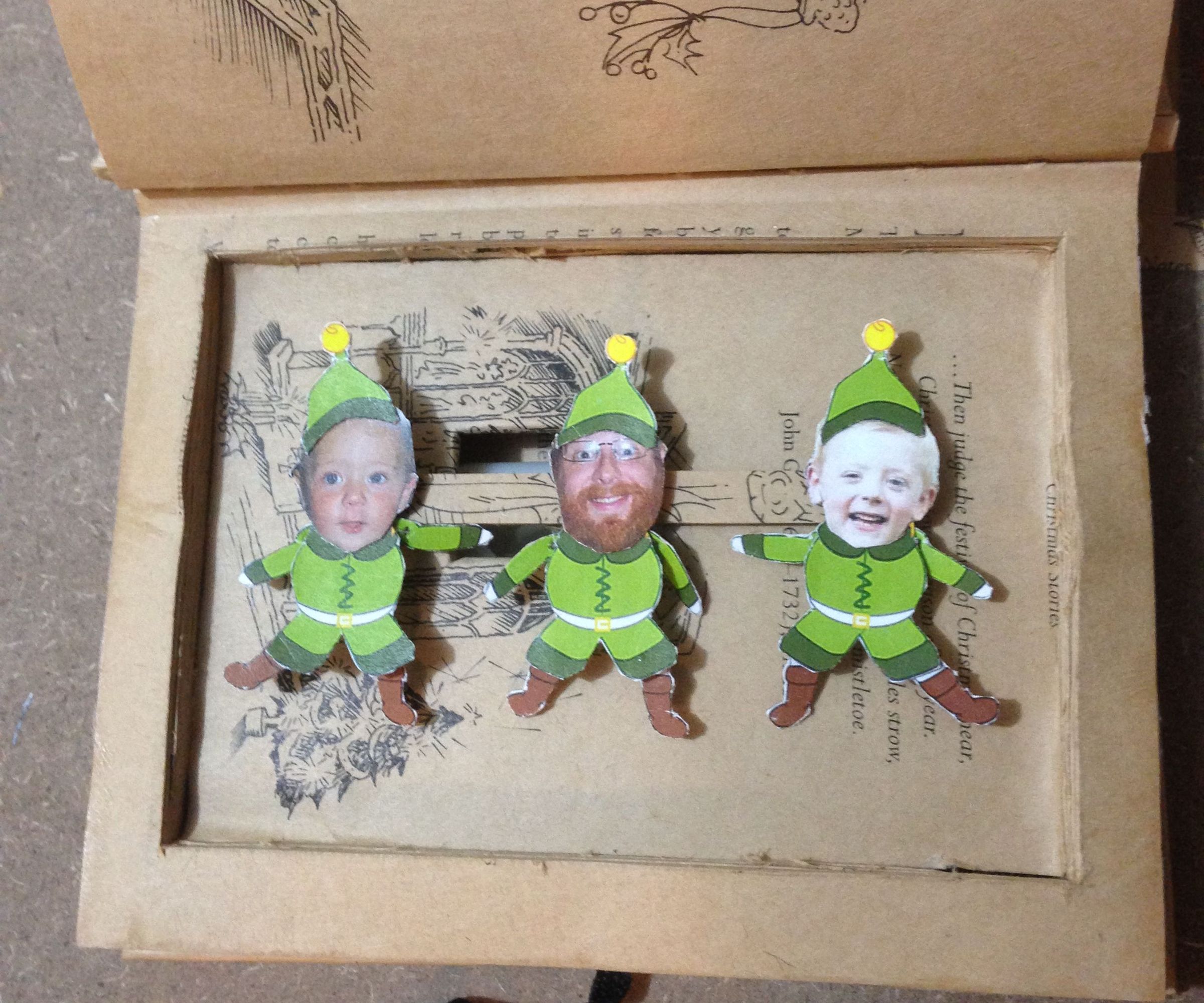 Animatronic Christmas Book "Elf Yourself"