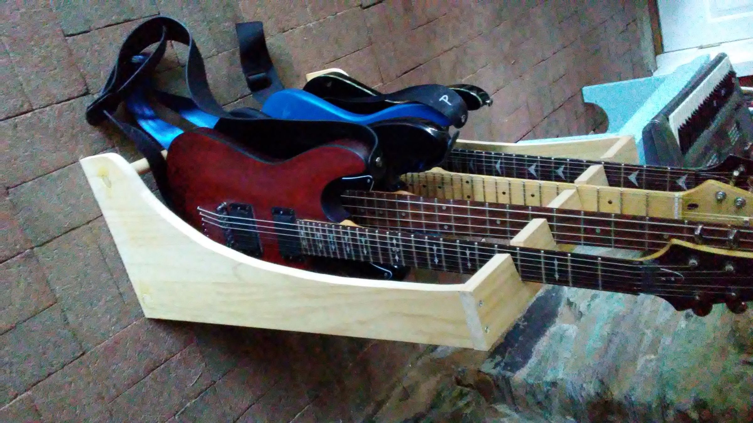 Simple Wooden Guitar Rack 4 Steps (with Pictures) Instructables