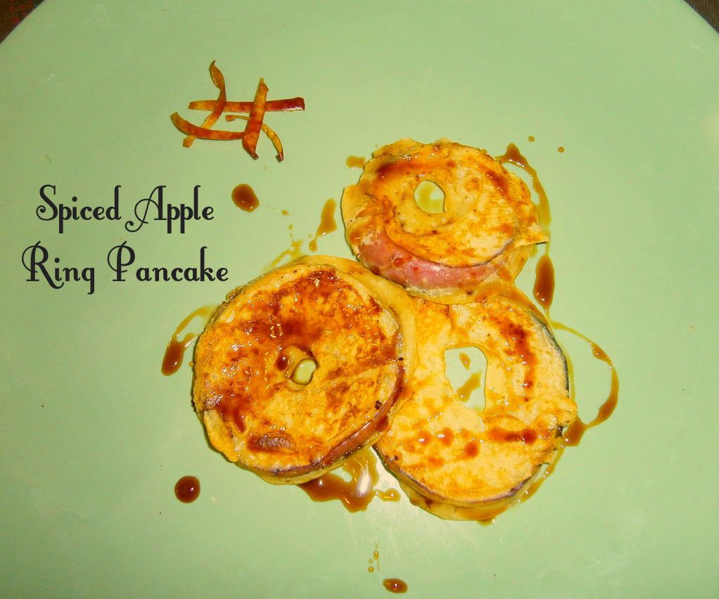Spiced Apple Ring Pancake