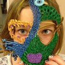 Quilled Mardi Gras Mask