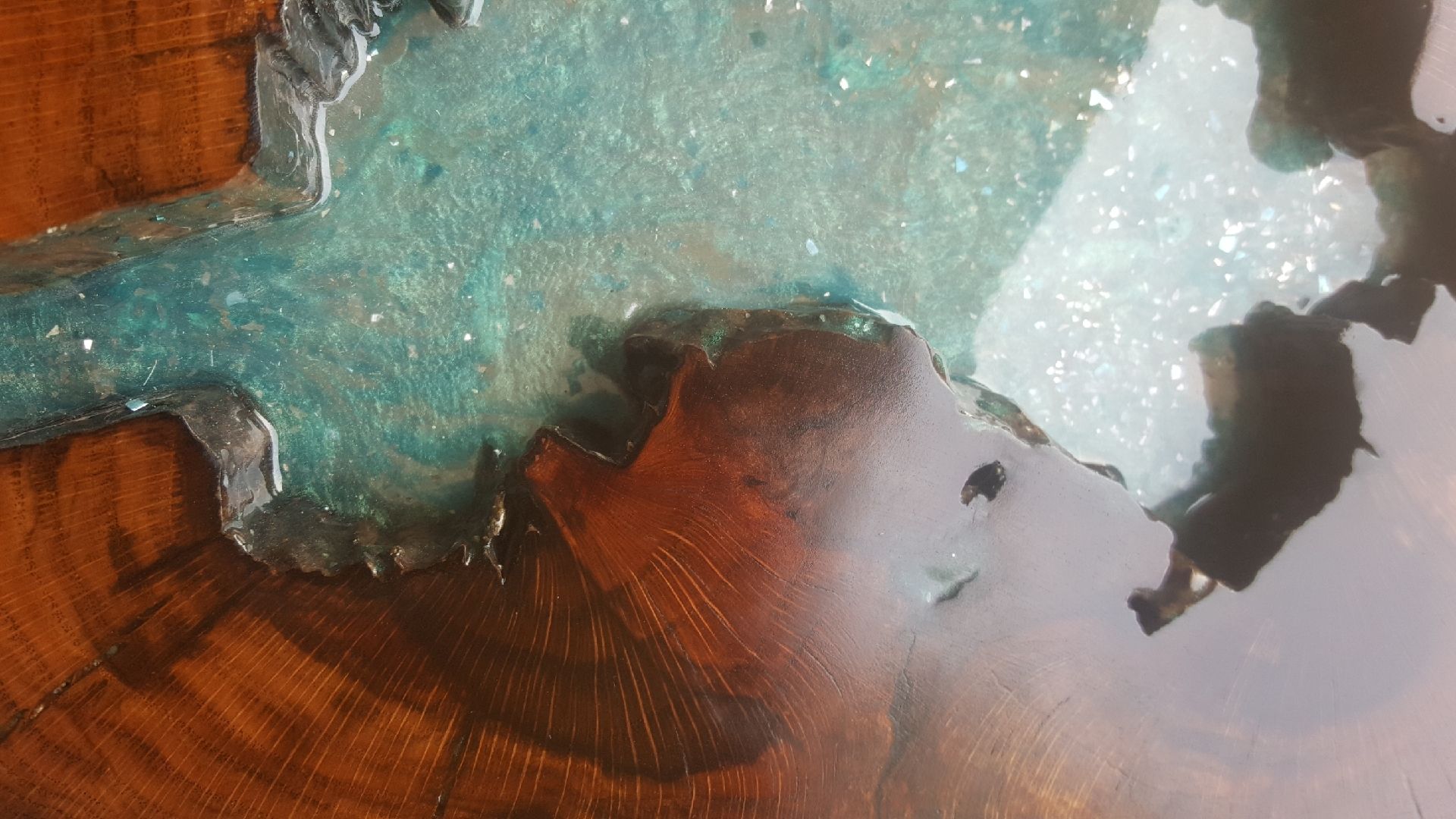 Live Edge Resin Table. How to Transform Reclaimed Live Edge Into a