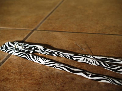 Under UV Light Duct Tape Tripod Compass