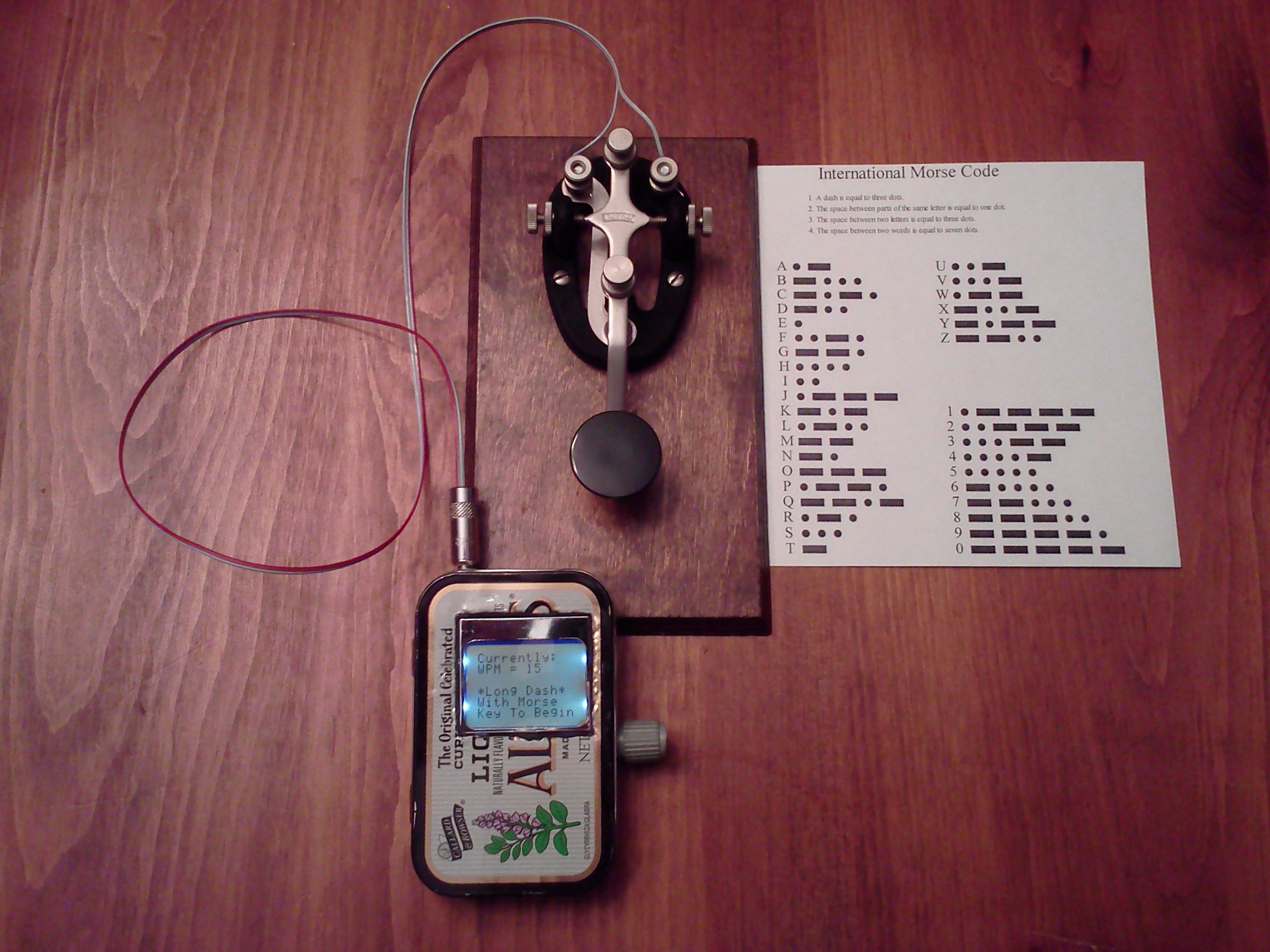 Minty Magic Morse - Arduino Style