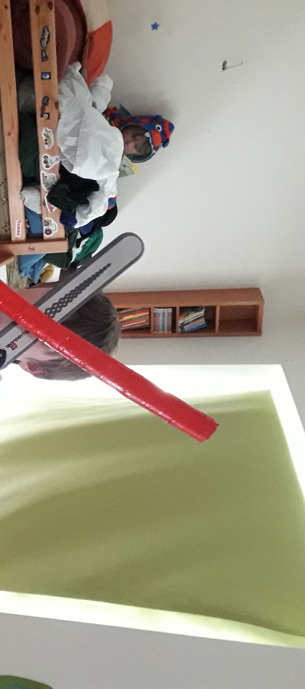 Duct Tape Light Saber, Child Friendly Lightsabre