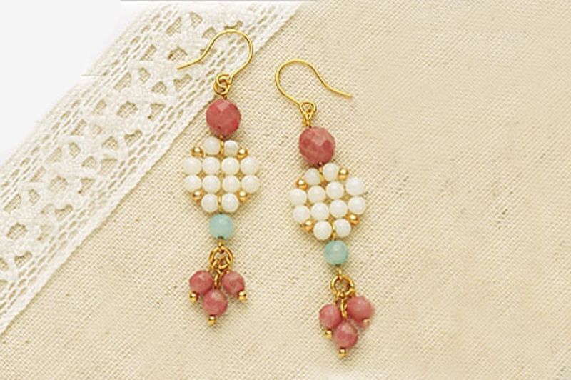Dainty Earrings to Make With Gemstone Beads