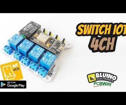 SwitchIoT 4CH - Online 4 Channel Relays Wifi Switch NodeMCU ESP8266