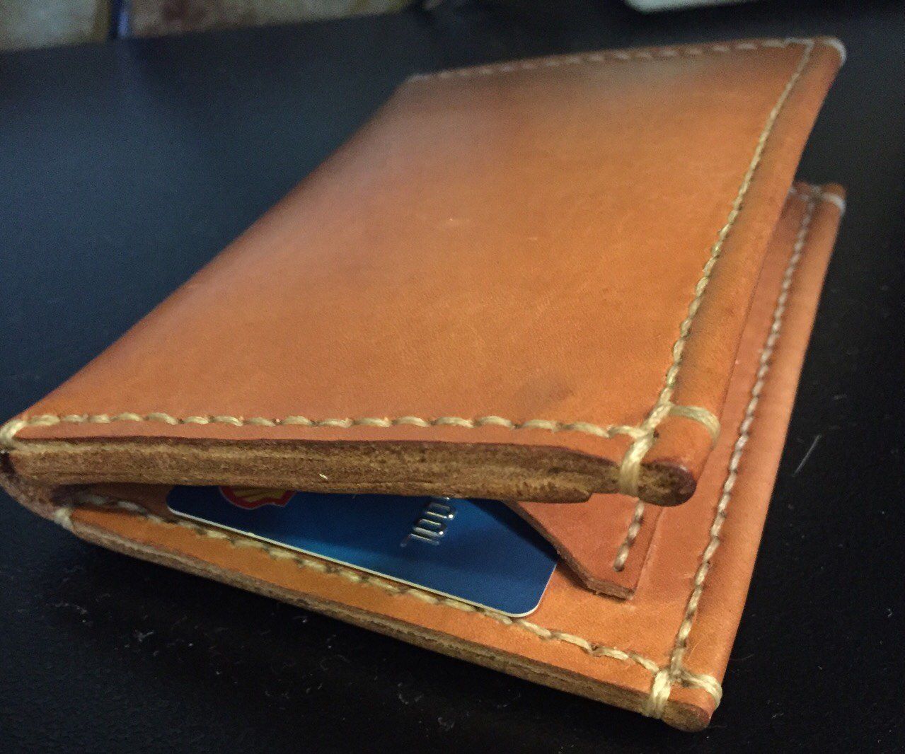 My First Real Leather Wallet Instructables
