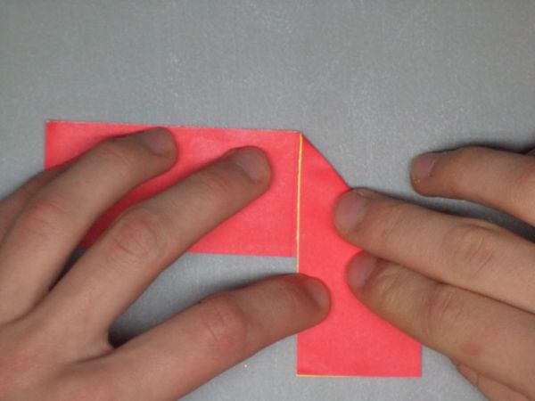 Fold Both Ends of the Paper in Opposite Dierections