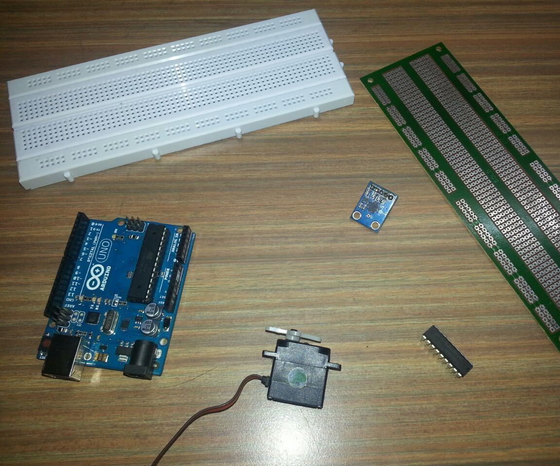 Hand Tilt Controlled Car Using Arduino