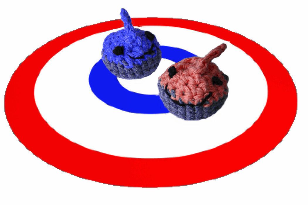 Crochet Curling Rocks