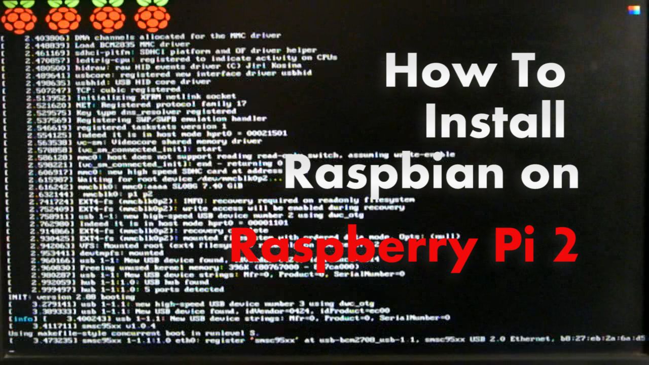 How to Install and configure Raspbian on Raspberry Pi 2 (Linux/windows/mac)