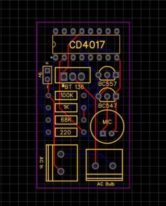 Music Activated Circuit Design