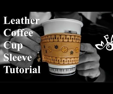 Customizable Leather Coffee Cup Sleeve