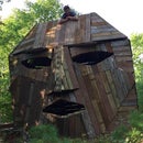 Giant Wooden Head