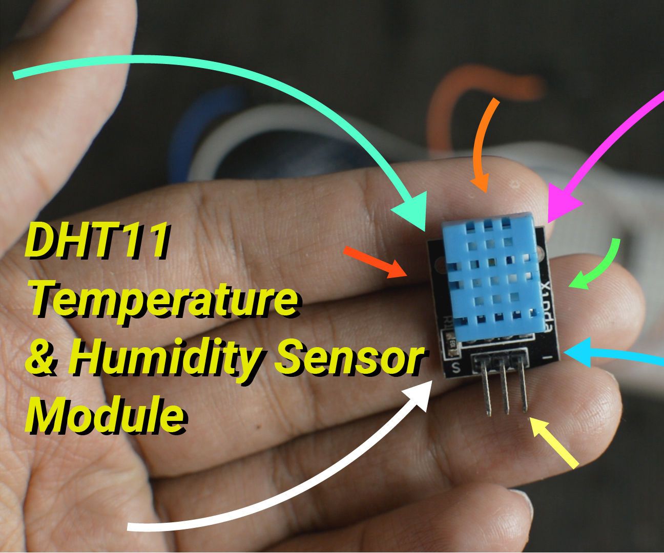 DHT11 Temperature & Humidity Sensor With Arduino 