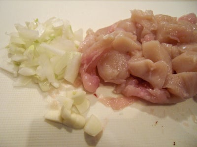 Making Chicken Nugget Mix and Shape It