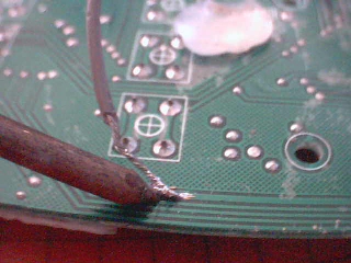Solder on PCB traces