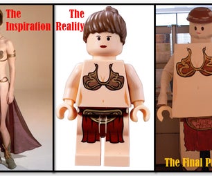 Princess Leia Lego Costume