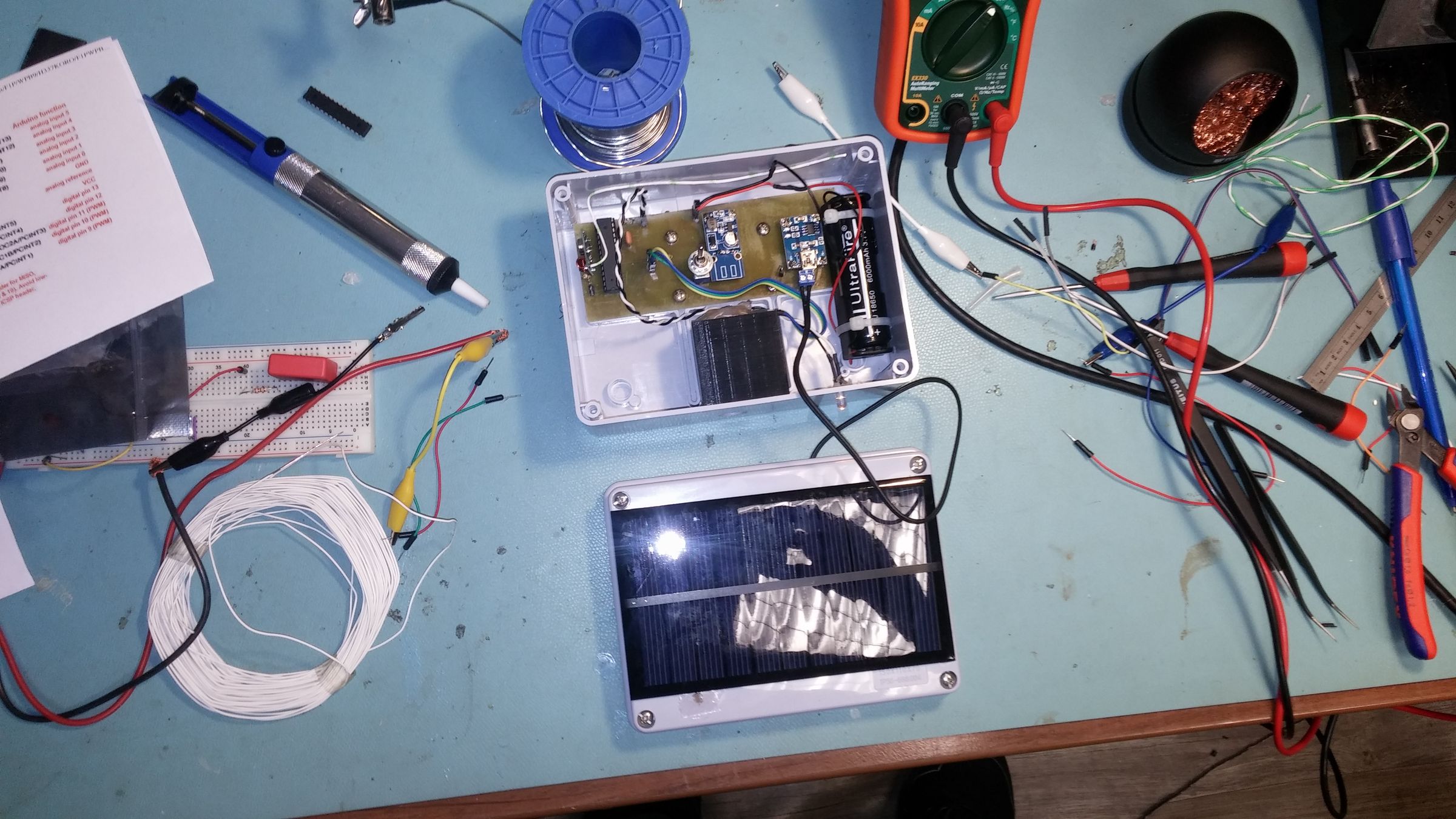 NaTaLia Weather Station Arduino Solar Powered Weather Station Done the