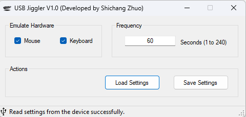 Use USB Jiggler Mangement Software to Customise Your Device