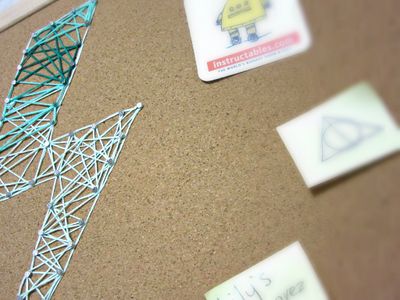 String Art Cork Board : 3 Steps (with Pictures) - Instructables