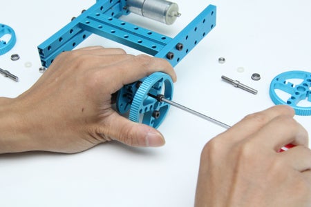 Attach the Driven Wheels