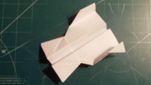 Step 7 Fold the Winglets, Secondary Wings  and a Tail