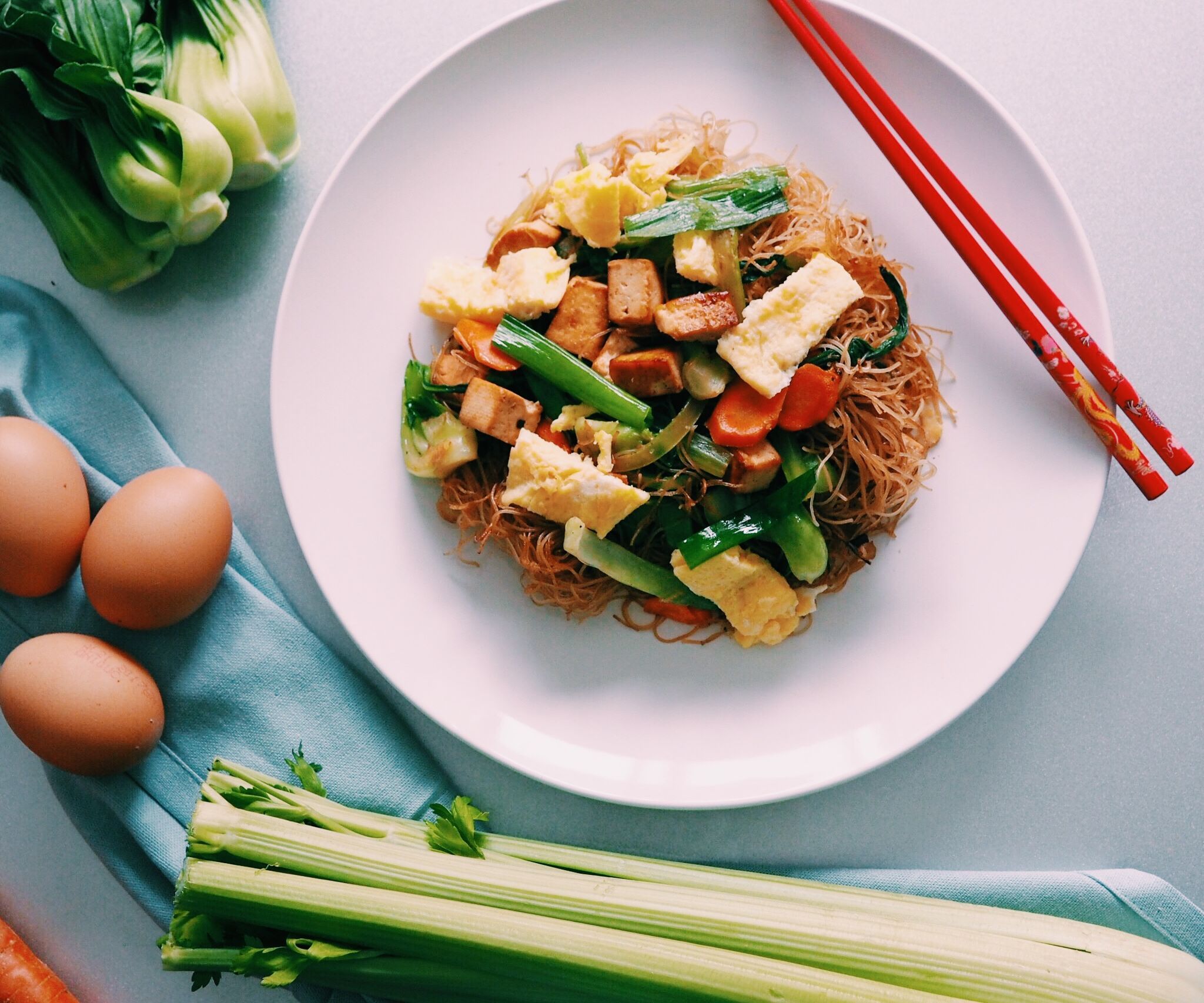 RECIPE | FRIED VEGGIE VERMICELLI WITH EGG