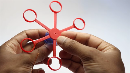 Preparing Bubble Wheel