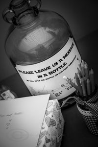 Message in a Bottle, a Wedding Guestbook Alternative. 