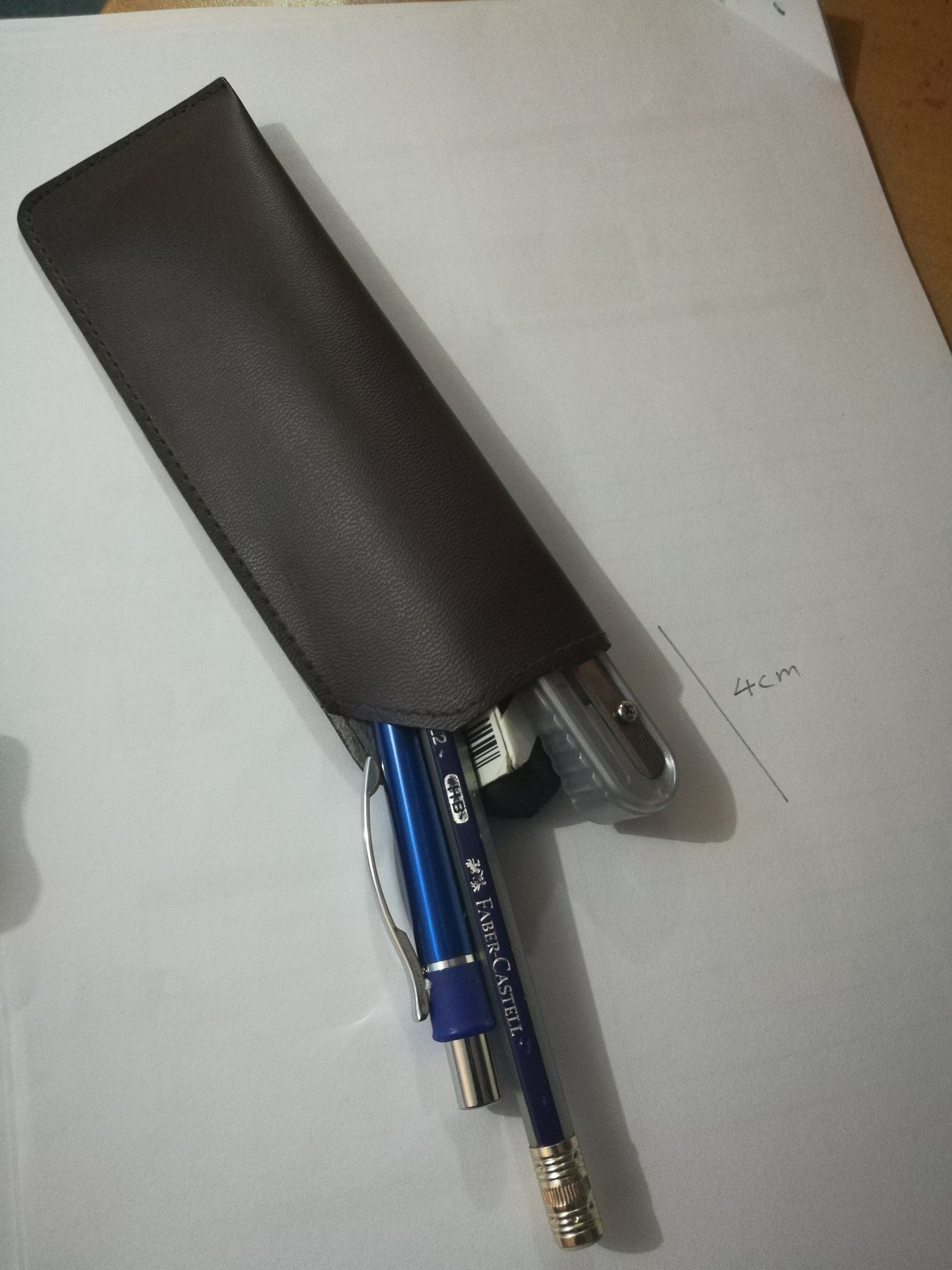 Turn Leather Spectacle Case to a Pencil Case Ruler : 4 Steps ...