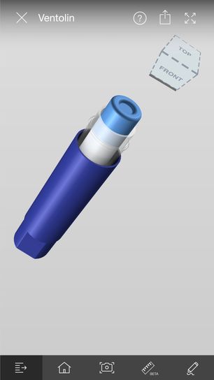 Telescopic Ventolin Puffer