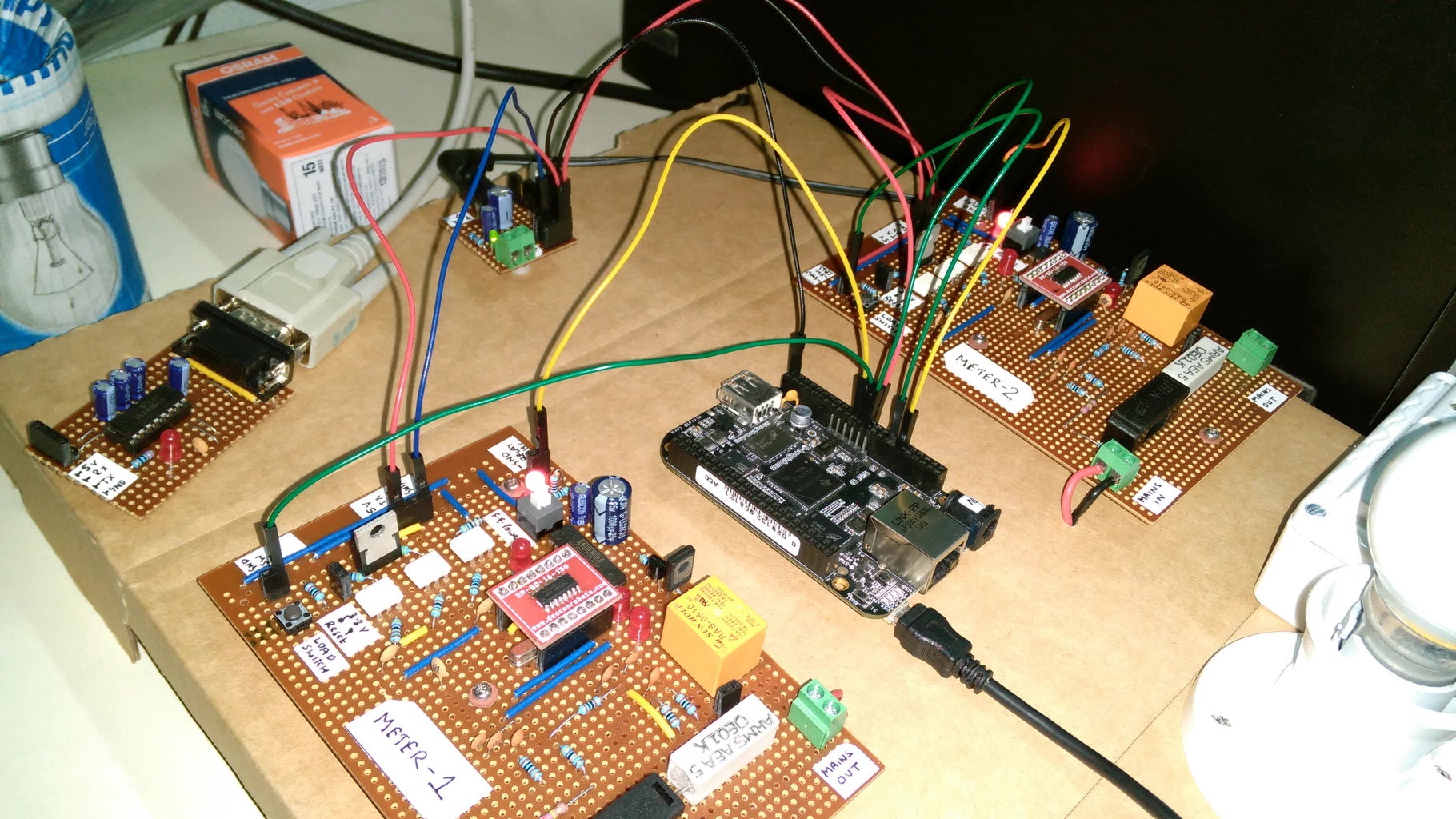 Smart Home Energy Monitoring & Management System : 10 Steps Circuit Diagram