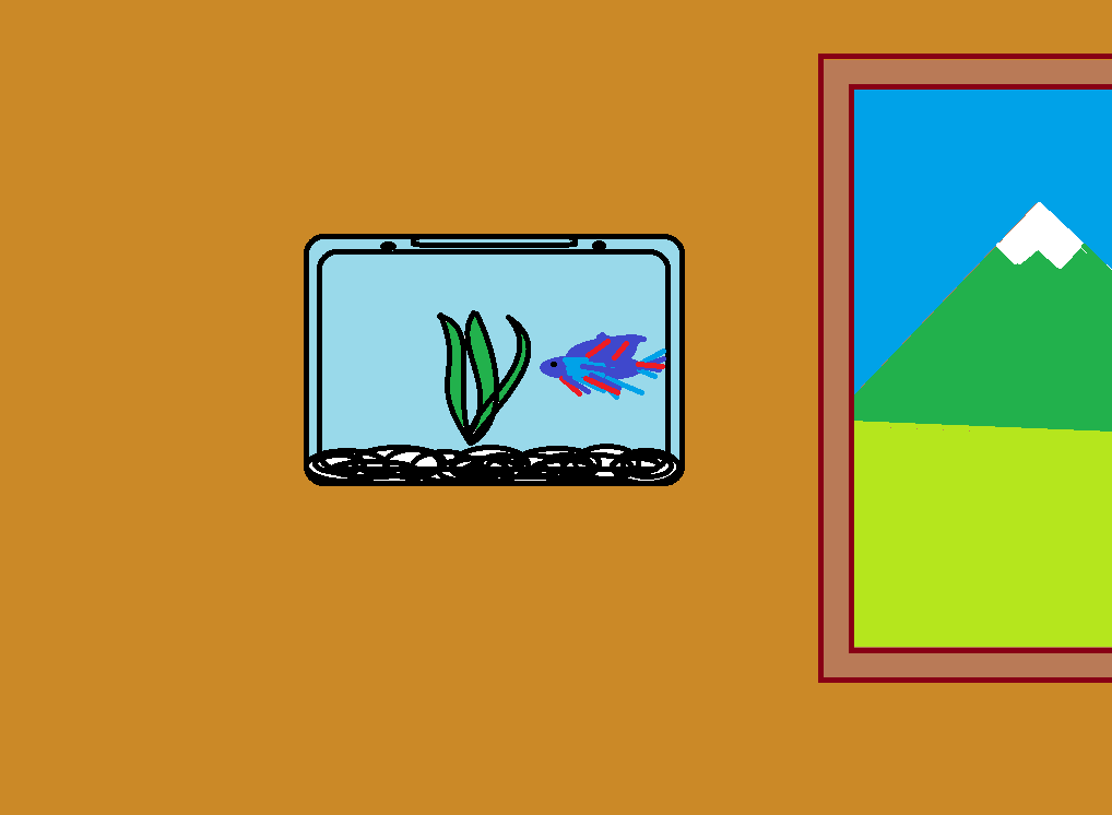 Hang on Wall Betta/small Fish Aquarium