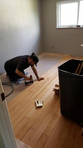 Vapor Barrier and New Floor Boards!
